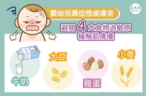 嬰幼兒異位性皮膚炎，避開4大食物過敏原緩解肌膚癢