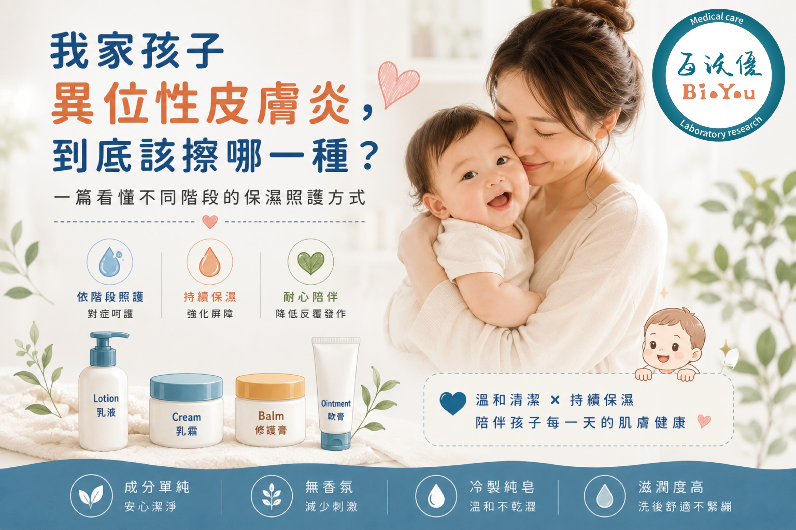 異位性皮膚炎該擦什麼?